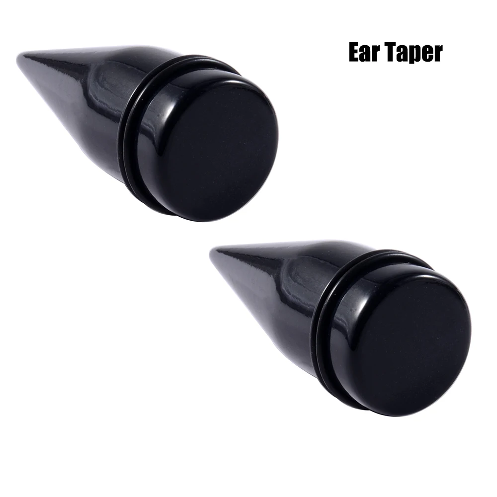 2PC Acrylic Spiral Ear Stretcher Taper Big Size Piercing Ear Expander Steel Tunnel Plugs Body Jewelry 12mm-24mm