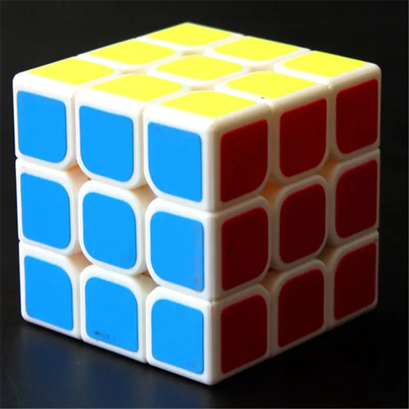 Новинка, магические Кубики-пазлы Cubo Magico, бесконечная скорость, игрушки 3, 3, Подарки Cubo Fitzhet, забавная развивающая игрушка, головоломка для детей EE50MF - Цвет: White