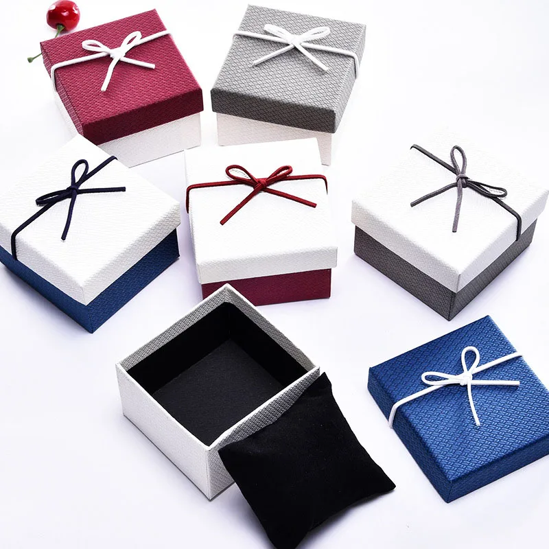 

Gift Watch Bracelet Box Packaging Jewelry Durable Bangle Bowknot Storage Case Caja Para Reloj Watch Box Case 2019