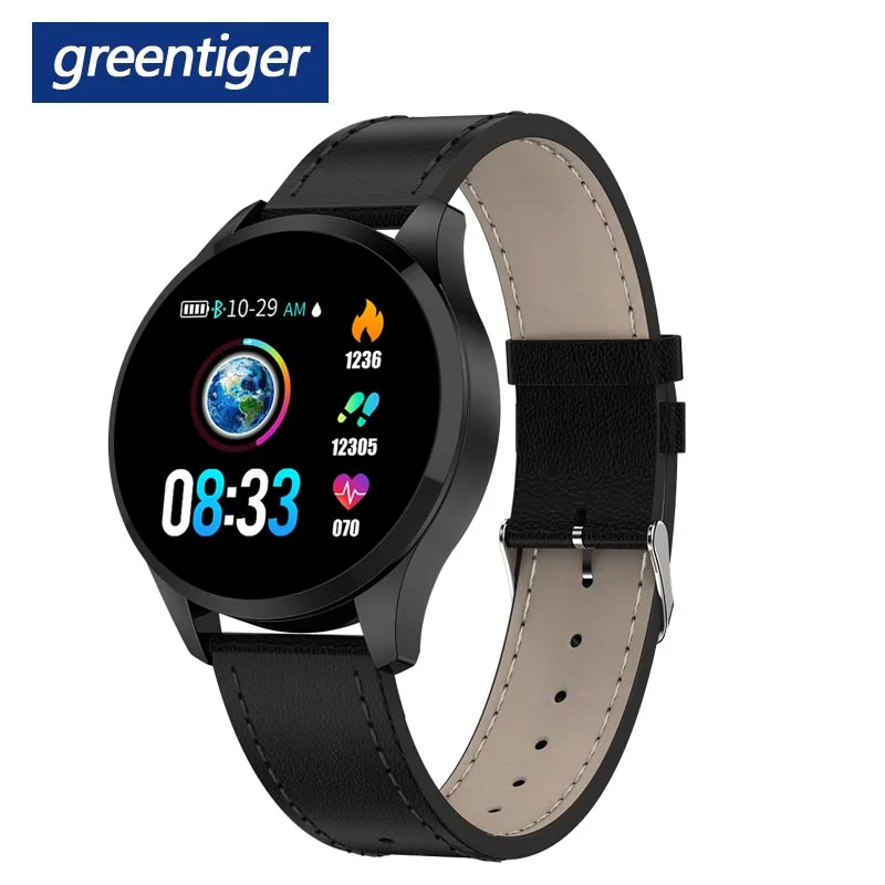 

Greentiger Q9 Smart Watch Men camera Smart Watch Waterproof call reminder Rate monitor Fitness Tracker Smartwatch Android IOS