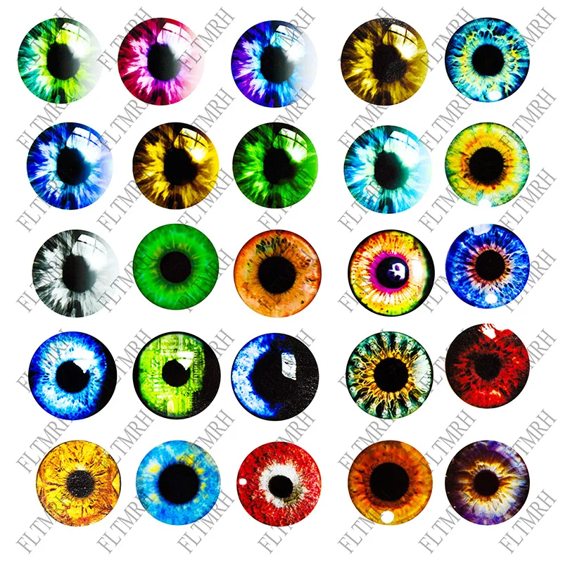 Dragon Eyes Cat игрушечные глаза 6mm 8mm 10mm 12mm 20mm 25mm стеклянные кабошоны ручной работы DIY
