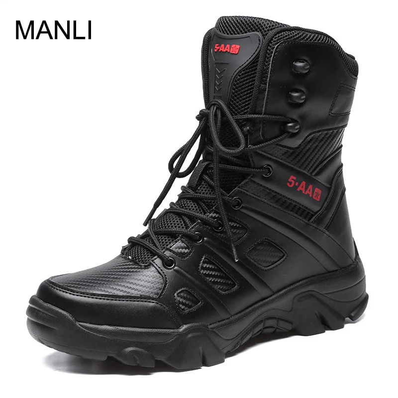 MANLI/; уличная походная обувь; Мужская обувь для пустыни; высокие военные тактические ботинки; мужские армейские сапоги; Militares sapatos masculino