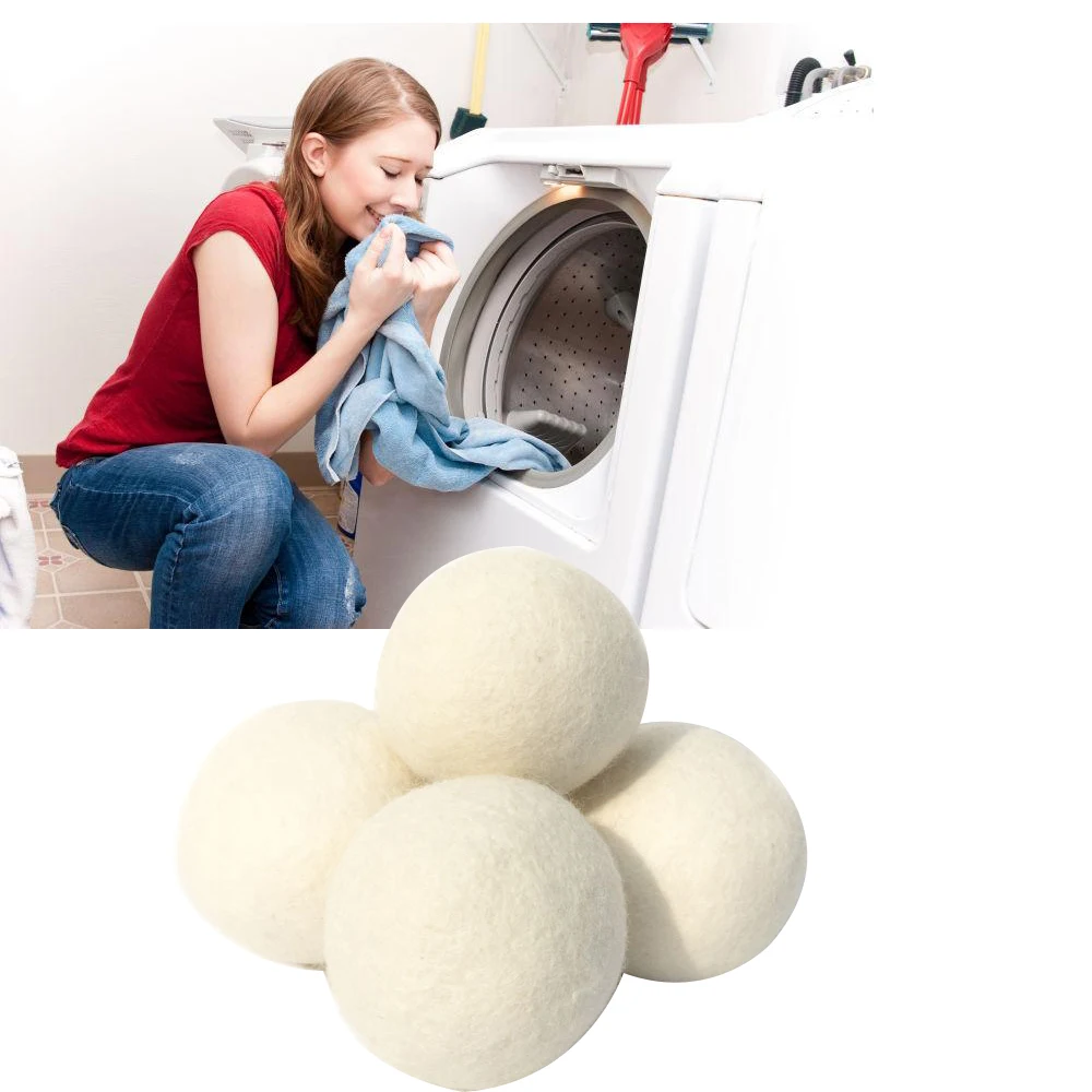 6pcs/set Wool Dryer Balls Reusable Laundry Cleaning Ball Home Clothing Softener 