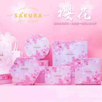 

cherry blossom gift box packaging Wedding Party Favors for Guests Birthday Party Paper box Valentine's Day present Flower box