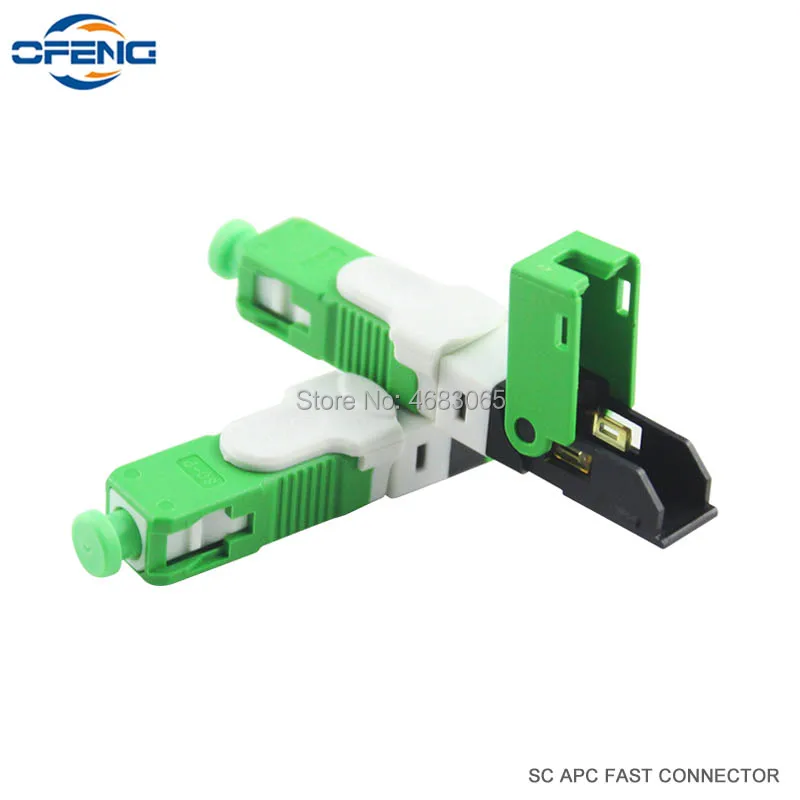 Бесплатная доставка 100 шт. FTTH ESC250D SC APC Одномодовый оптоволоконный быстрый разъем |