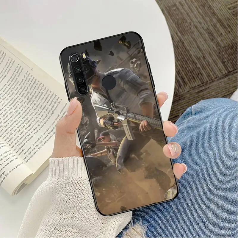 Pubg Phone Case For Redmi note 8Pro 8T 9 Redmi note 6pro 7 7A 6 6A 8 5plus note 9 pro case cases for xiaomi blue