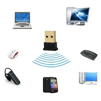 

Mini USB Bluetooth V4.0 3Mbps 20M Dongle Dual Mode Wireless Adapter Device