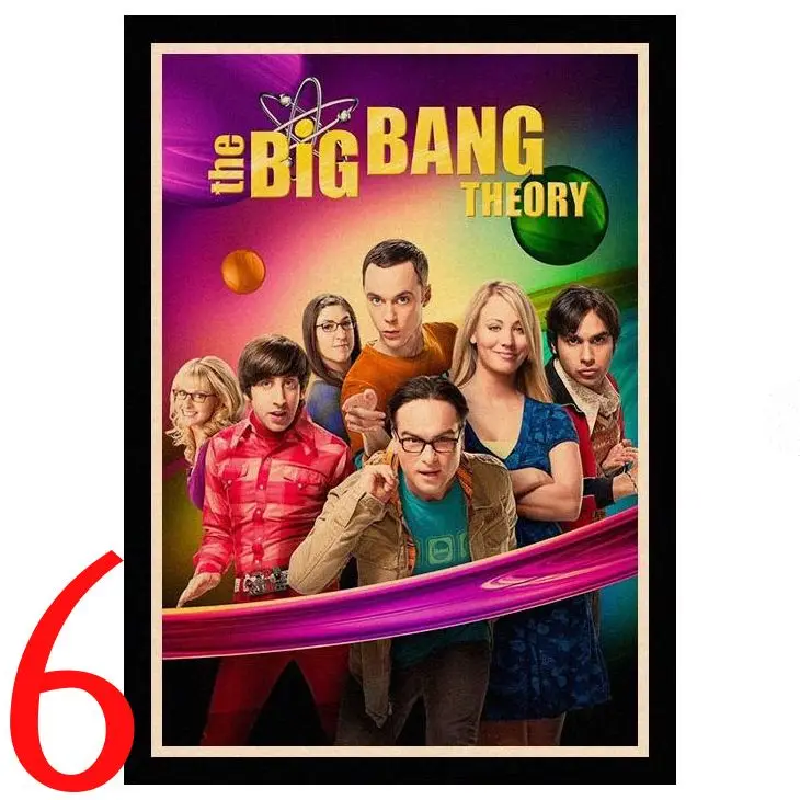 Идеальный JLThe Big Bang Theory Young Sheldon винтажные Плакаты для дома/бара/гостиной Декор из крафт-бумаги высокого качества плакат HBA46