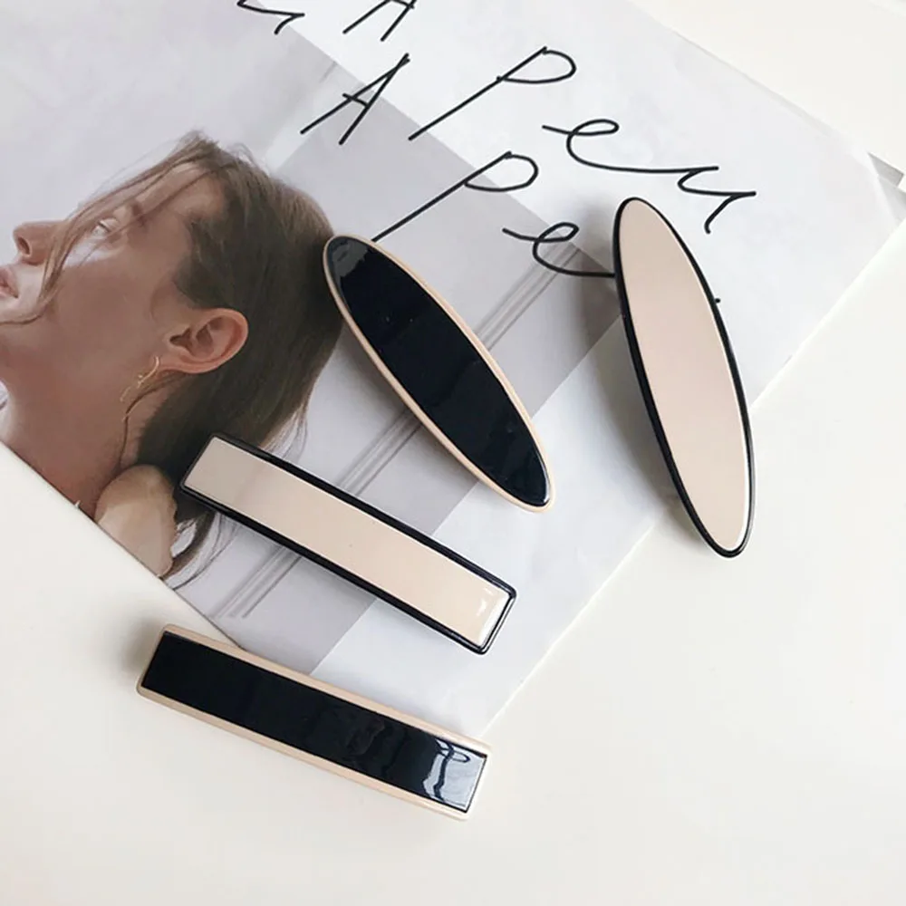 Hair Claw Hair Clips Hair Accessories Elegant Vintage Hair Clip Gothic Solid Hair Barrette Hairpin Hairgrips Claws Korean Accessories for Women Girls