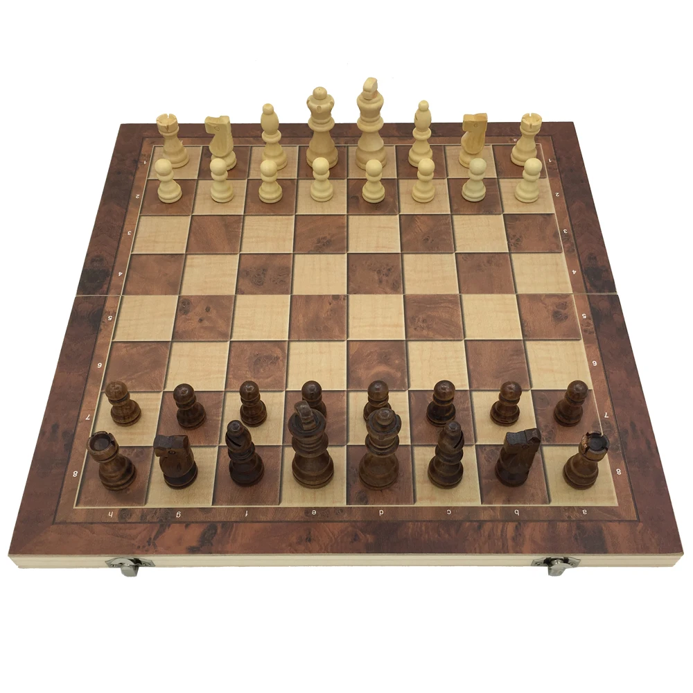 Большие шахматы и шашки и нарды 3 в 1 Набор для обучения шахматам уличные дорожные игры без магнитной доски размер 44 см x 44 см