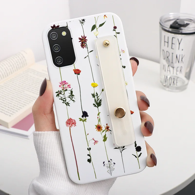 silicone case samsung Dây Đeo Cổ Tay Silicone Mềm Khủng Long Dễ Thương Trường Hợp Dành Cho Samsung Galaxy Samsung Galaxy A02s Một 02 S Ao2s Tay Giá Đỡ Đứng Dành Cho một 02 S 6.5" silicone cover with s pen Cases For Samsung