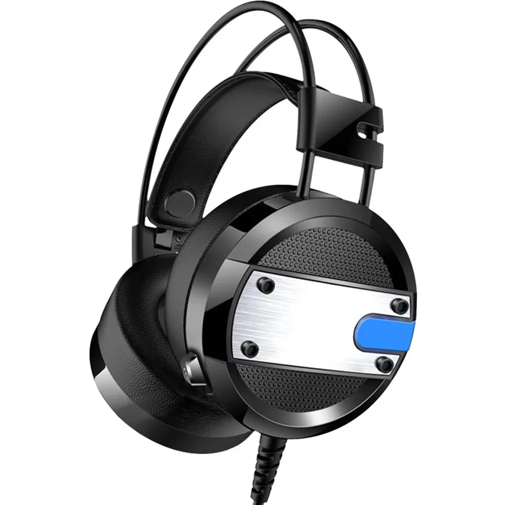 

3.5mm Wired Gaming Headphone PC Tablet Computer Headset Gaming Equipment HiFi Stereo Sound Headband With Microphone no light