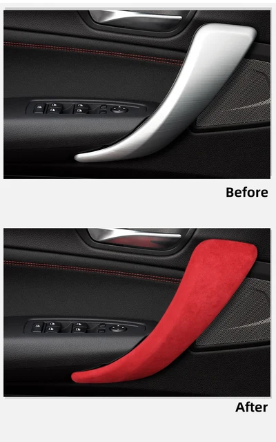 BMW F21 F22 F23 2012 2019 ABS Trim Alcantara Wrap For Interior Red Front  Door Armrest Panel Cover 1 Series Accessory From King128, $68.35