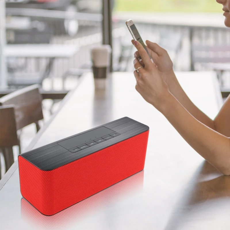 Portable Bluetooth-compatible Speakers Wireless SoundBox 360掳 Sound and Bass 10H Playtime Handsfree Speakers for Home AXFY - ANKUX Tech Co., Ltd