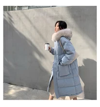 2021 Fashion ThickeningLong Down Down Padded Jacket Women's Winter New Style Anti-season plus size winter coat