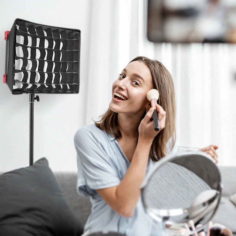 AMBITFUL LEDP60C LED Video Soft Light Diffuser Honeycomb Grid Softbox (Softbox Only) photography softbox bowens mount softbox portable softbox photography lighting kit