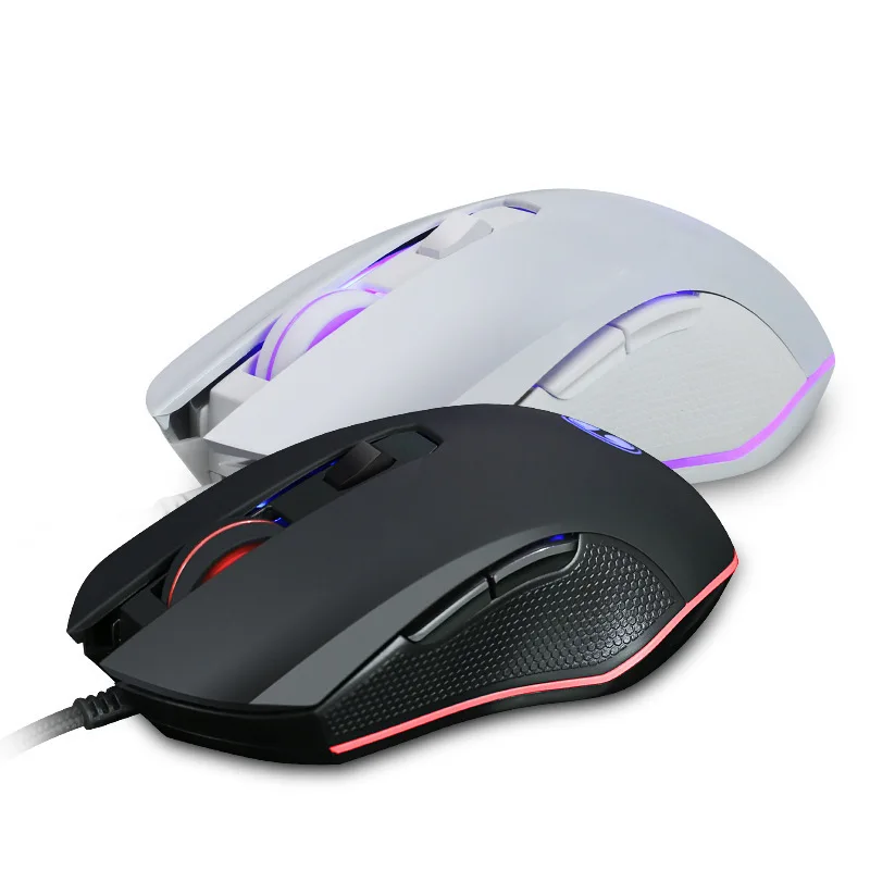 

Ergonomic Optical Mice Professional Gaming Mouse For PC Laptop 6 Button RGB LED Backlit Computer Game Mouse For CS LOL Gamer