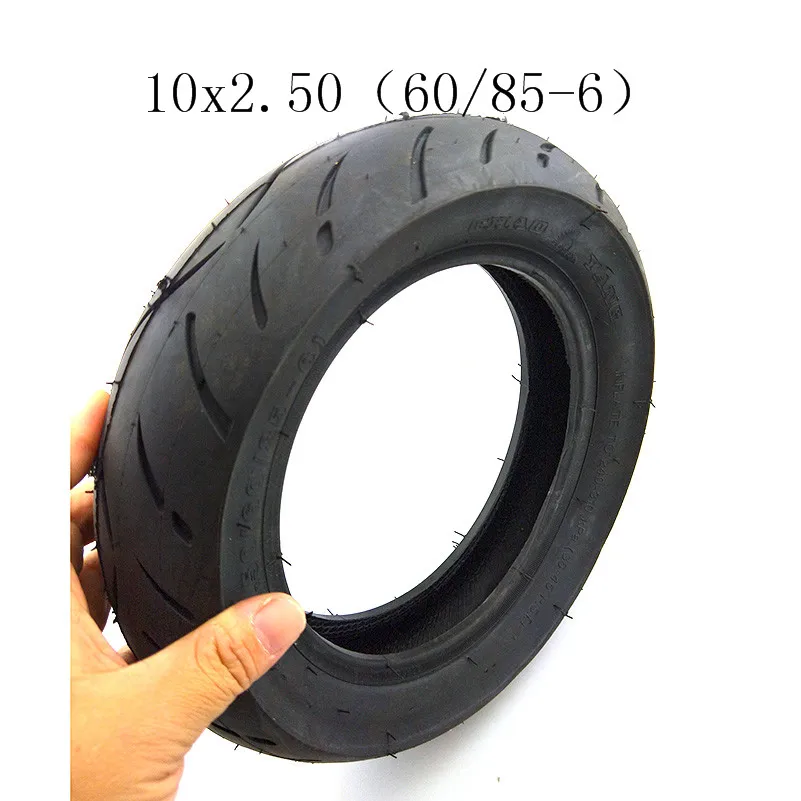 Носимые 10x2,50(60/85-6) 10x2,50 колеса электрический скутер балансировочный Ховерборд саморегулирующийся баланс шины 10 дюймов внутренняя камера колеса - Цвет: outer tire