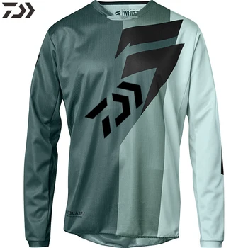

Daiwa Fishing Clothing Outdoor Sport Quick Dry Mens Fishing Clothes Long Sleeve Sunscreen Anti-uv Breathable Fishing Shirt
