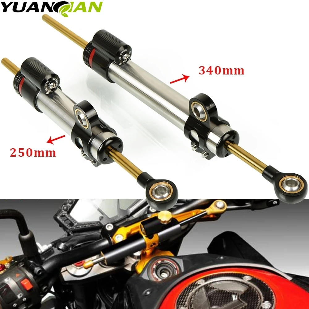 Benelli BN600 BJ600 TNT600 All Years 696 796 795 All Years R1200 CL GS 2013-2014 Ducati 848 08-10 Motorcycle Adjustable Universal Steering Damper Stabilizer Control For BMW S1000RR 2010-2011 