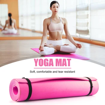 

4mm/6mm Thick EVA Yoga Mat All Purpose Non-Slip Gymnastic Pilates Exercise Mat Multi-function Equipment for Exercise