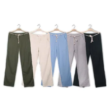 

Men's Trousers Loose And Plus-sized Straight Casual Pants With Pockets Summer Breathable Multicolor Males Bottom Japanese Style
