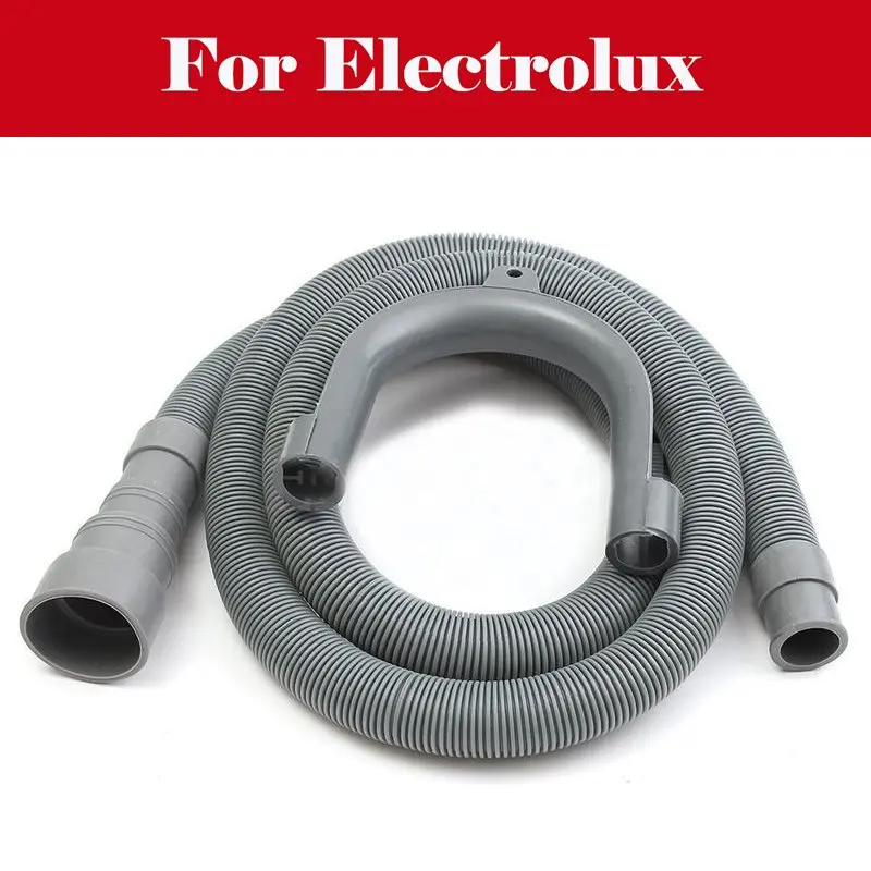 

1.5m Washing Machine Drain Waste Hose Extension Water Pipe Set For Electrolux ET70ENERM Euro Glam WM ES73GLDG-FAU ES68GPOL
