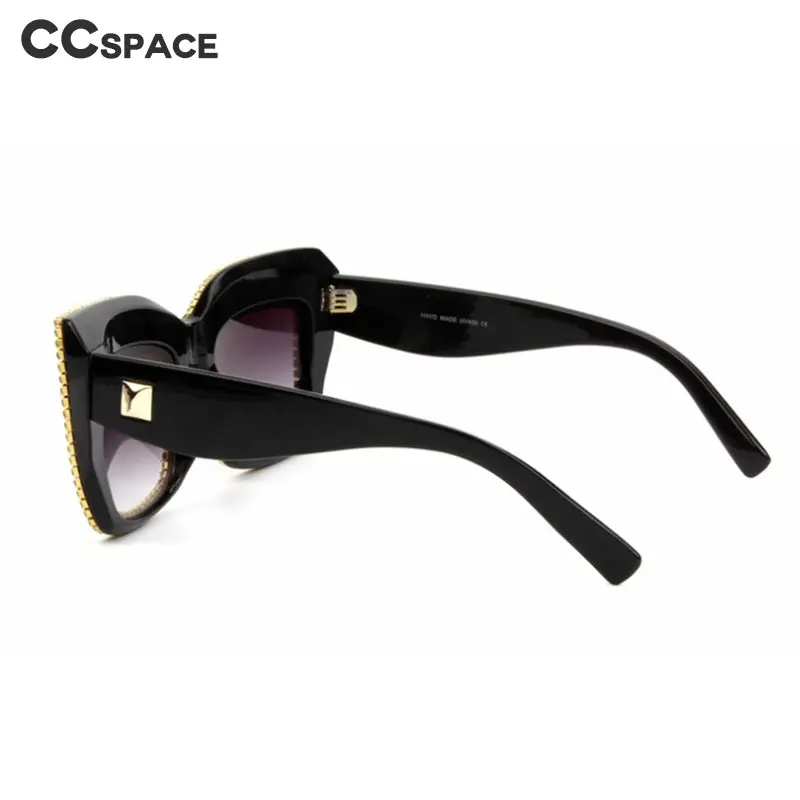 47124 кошачий глаз Алмаз большая оправа солнцезащитные очки для мужчин и женщин