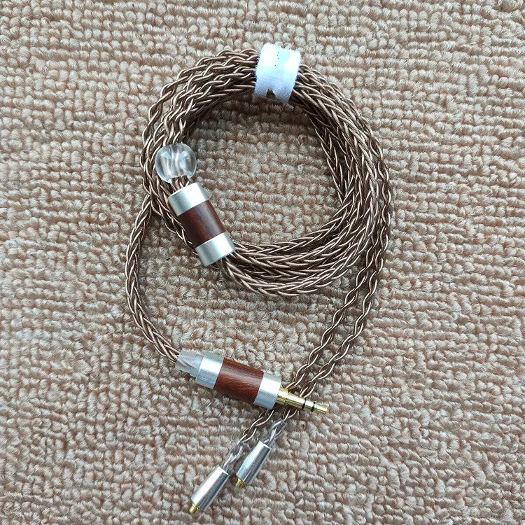 MMCX HiFi Upgrade Earphone Cable Wire Copper clad Eight strand Wire Headphone Cable Audio Cable for Shure Se215 Se535 425 Se846
