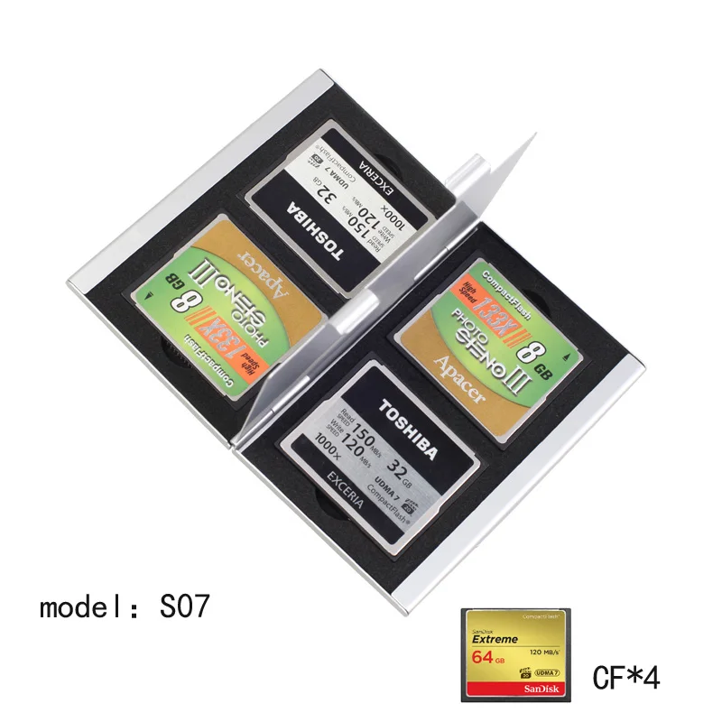 Boîtier De Carte SD Durable En Aluminium De Qualité Robuste