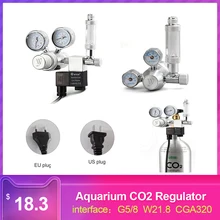 Аквариум Co2 регулятор многоразмерный интерфейс Co2 редукционный клапан Co2 диффузный для аквариума проверьте аквариумный клапан