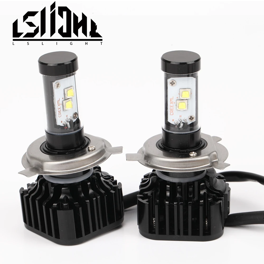 LSlight Car LED Headlight Bulb H13 9008 HB5 9007 H4 12V 6000K High Low Light Auto Lamps Styling Hi/Lo Accessories | Автомобили и
