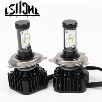 

LSlight Car LED Headlight Bulb H13 9008 HB5 9007 LED H4 12V 6000K High Low Light Auto Lamps Styling Hi/Lo Accessories