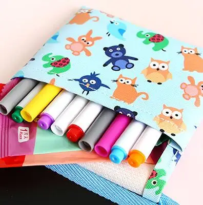 Magic Water Coloring Books Baby Blackboard Reusable Painting Book Foldable Drawing Board Toys with Water Pen Children Kids
