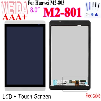 

WEIDA M2-801 lcd 8" For Huawei Mediapad M2 M2-802 M2-803 LCD Display Touch Screen Assembly M2-801L M2-802L M2-803L Touch + Tool