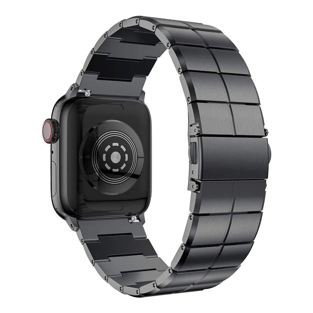 Ремешок из нержавеющей стали для часов Apple Watch 4, 40 мм, 44 мм, металлический ремешок для замены браслета iWatch Series 3, 2, 1, 38 мм, 42 мм