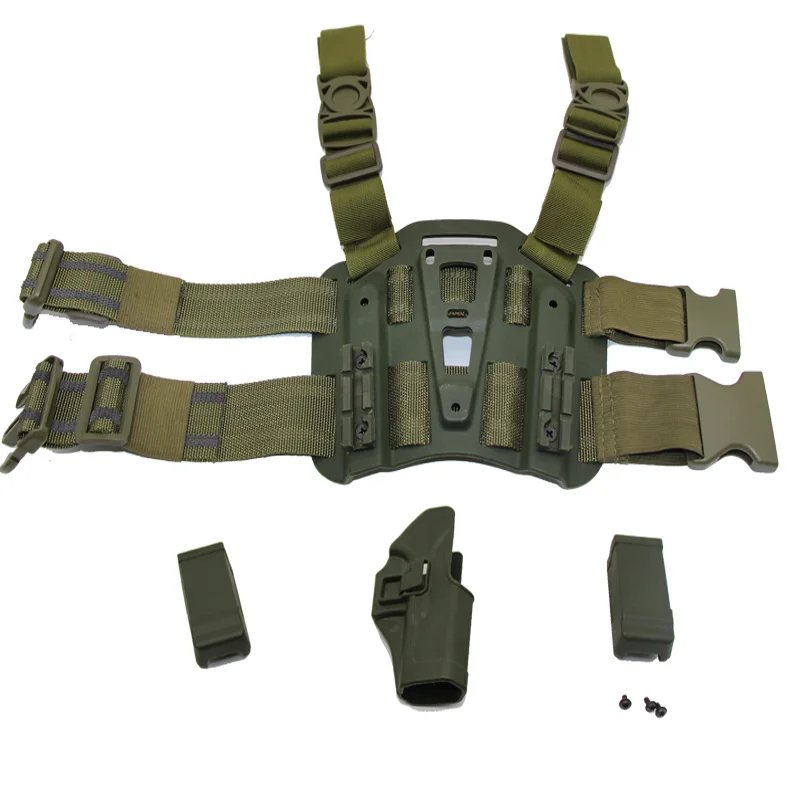 

Adjustable Leg Holster Pistol Holster Hunting Accessories for Glock 17 19 M9 1911 P226 USP Army Tactical Combat Drop Gun Holster