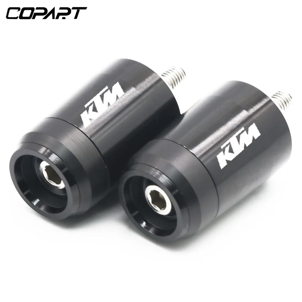 Для KTM Duke 125 390 200 390 690 990 Аксессуары для мотоциклов 7/8 ''22MM с ЧПУ ручки ползунка наконечники велосипедного руля Кепки Вилки - Цвет: Black
