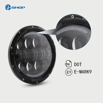 

PAIR Super bright 80w H/L Beam H4 H13 LED Headlight with DRL 7 inch Headlamp for Jeep Jk Tj Fj Cruiser Trucks 4wd Lights