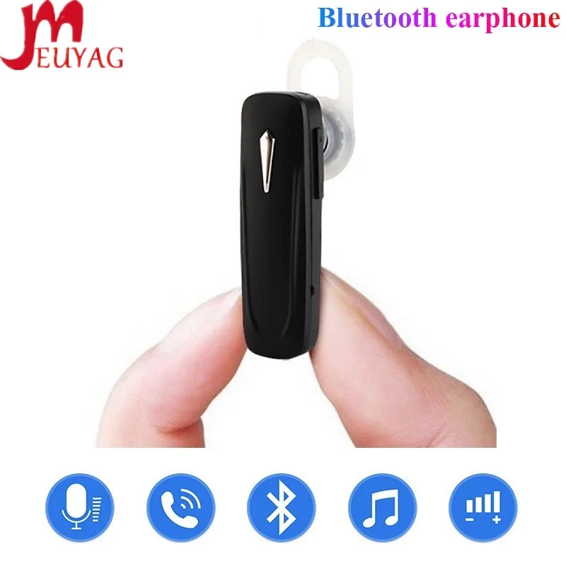 MEUYAG-miniauriculares inalámbricos con Bluetooth, auriculares manos libres para llamadas de conducción, deportes, música, negocios, para todos los teléfonos inteligentes