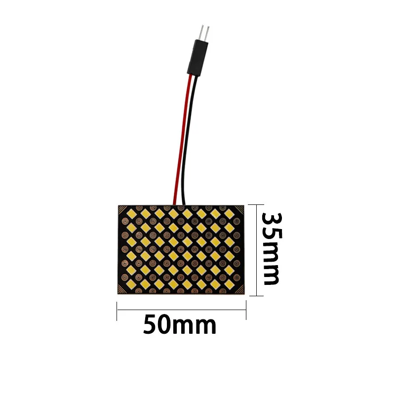 10 шт./набор купольный панельный светильник 3 6 W 0.3A 48 SMD 2835 Светодиодный автомобиль