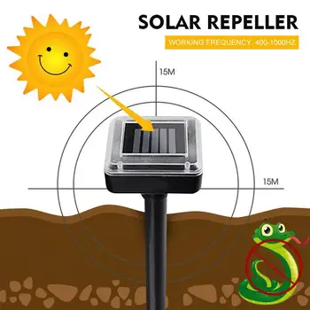 

1.2V 600MAH Eco Friendly Electronic Ultrasonic Mouse Repeller Ultrasonic Rat Repeller Solar Power Repeller Insect Gopher Animal