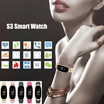 

S3 Plus Smart Watch Color Screen Waterproof Women smart band Heart Rate Monitor Smartwatch relogio inteligente For Android IOS