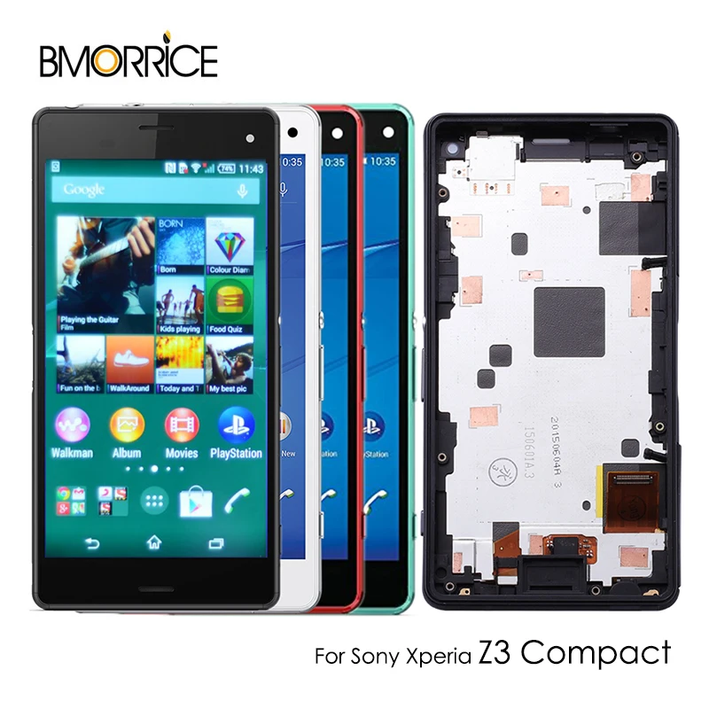Оригинальный ЖК дисплей для SONY Xperia Z3 Mini D5803 D5833 D6603 D6633 сенсорный экран Замена с/без