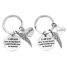 Европа и Америка я буду держать вас в сердце крыло Brother Sister брелок