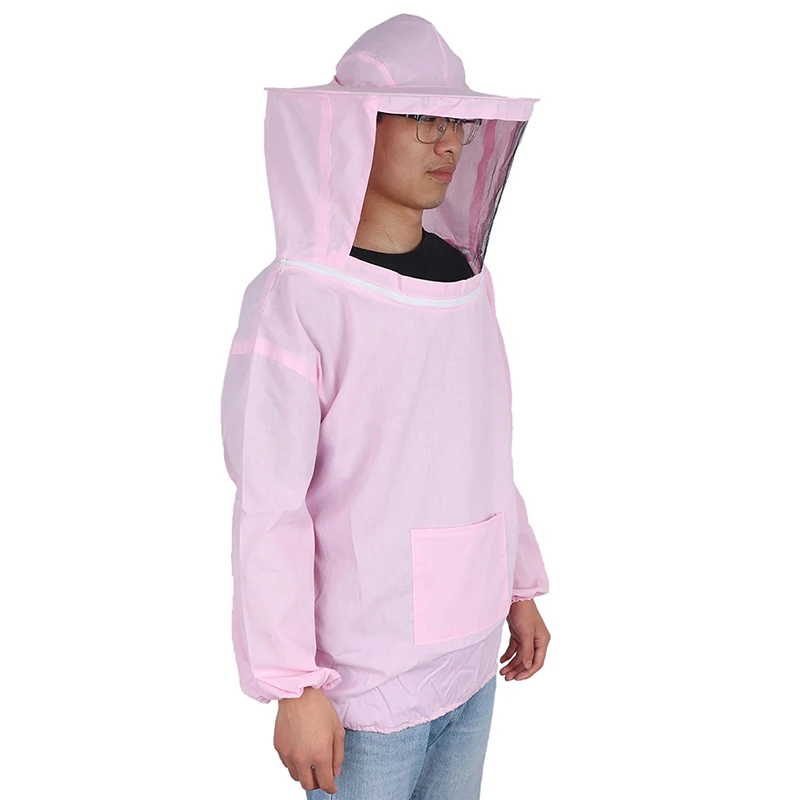 3 цвета Профессиональный Пчеловодство защитный костюм пчела насекомых Кормление поставки оборудование для пчеловодов белый/темно-синий/розовый