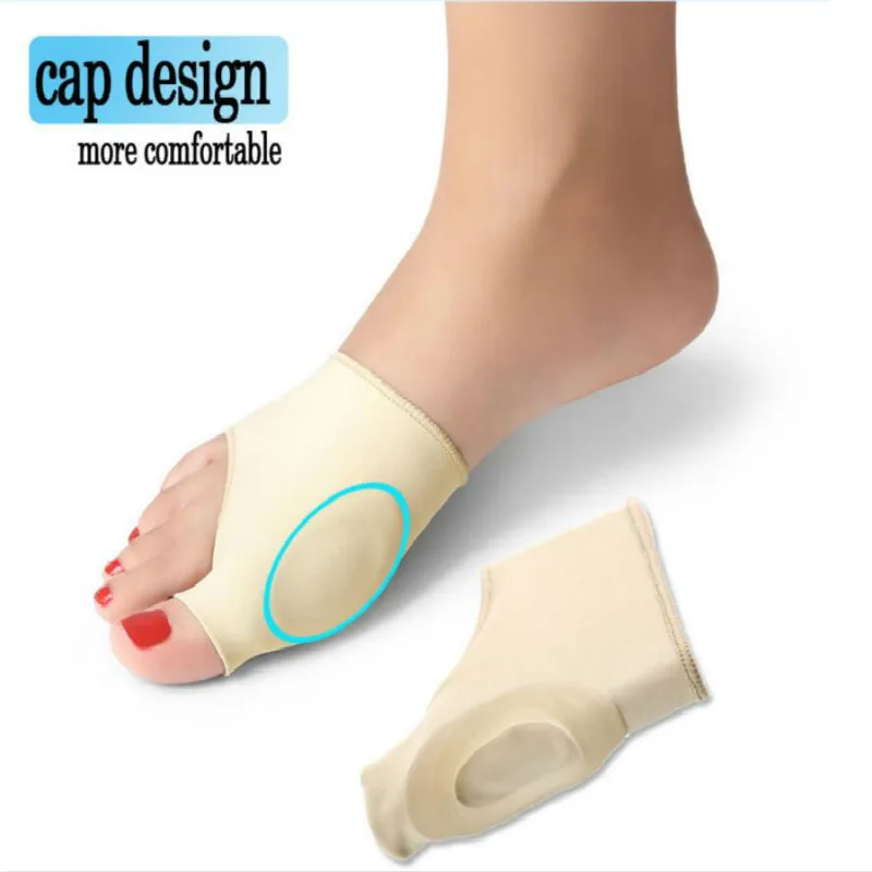 1 Pair Silicone Big Toe Corrector Orthopedic Products Feet Support Separator Foot Straight Brace Orthotics Pedicure Health Care