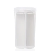 Высокий контейнер для хранения зерна вращающиеся прозрачные Герметичные банки пищевой классификационный бак KTC 66