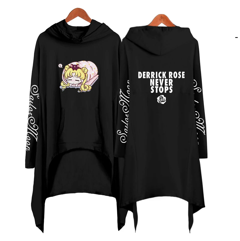 Сейлор Мун 90s мультфильм Толстовка Harajuku Ulzzang Толстовка женские толстовки в богемном стиле осенние креативные длинные женские пуловеры