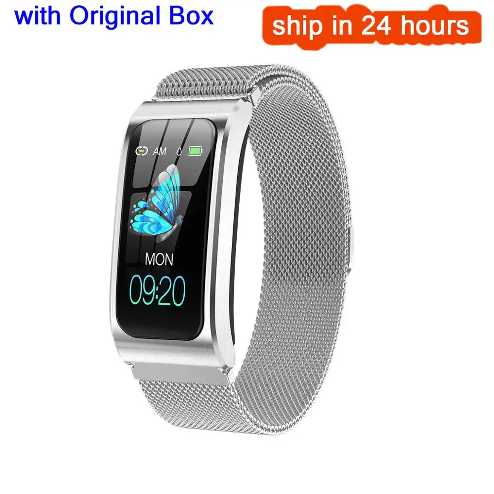 AK12 Smart Bracelet Color Screen IP68 Waterproof Women Smart Watch Heart Rate Monitor Cycle Activity Monitor Sports Band 